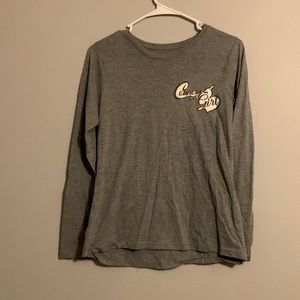 Gray shirt with Country girl on it